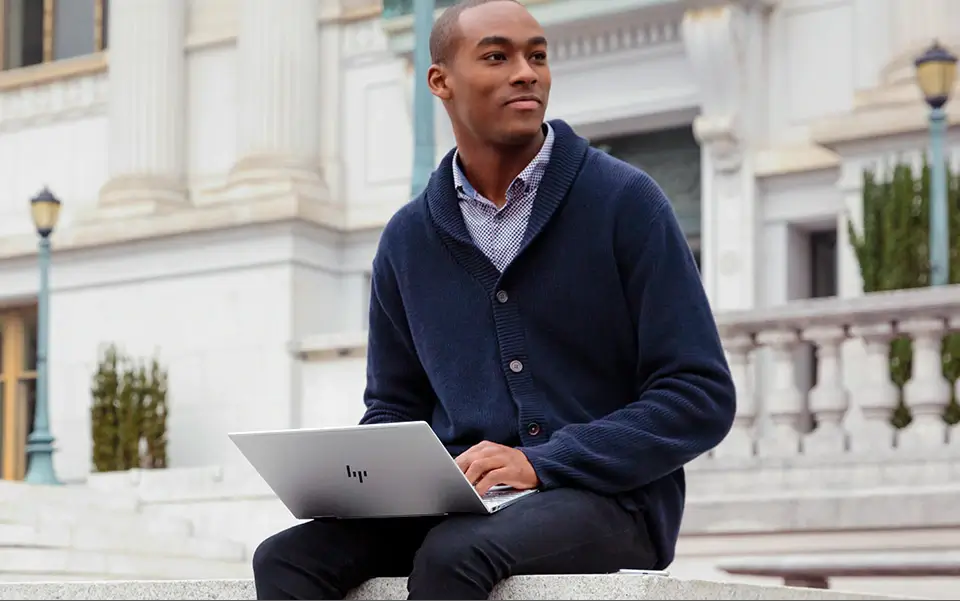 Laptop man