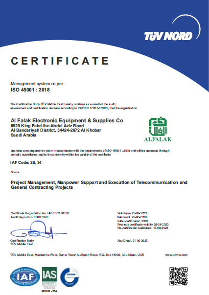 ISO 45001 2018